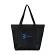 Bay View Recycled Giant Zipper Beach Tote | https://www.bestnamebadges.com