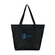 Bay View Recycled Giant Zipper Beach Tote | https://www.bestnamebadges.com