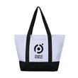 Bay View Recycled Giant Zipper Beach Tote | https://www.bestnamebadges.com