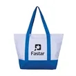 Bay View Recycled Giant Zipper Beach Tote | https://www.bestnamebadges.com
