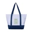 Bay View Recycled Giant Zipper Beach Tote | https://www.bestnamebadges.com