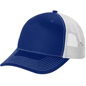 Port Authority Snapback Five-Panel Trucker Cap
