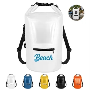 20L Roll Top Dry Bag Waterproof Backpack For Kayaking