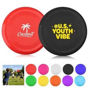 9" Custom Plastic Sports Flying Disc Toy