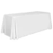 6'/8' Convertible Full Color Dye Sublimated Table Throw | https://www.bestnamebadges.com