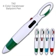Popular...4 Color Carabineer Ballpoint Custom Pens | https://www.bestnamebadges.com