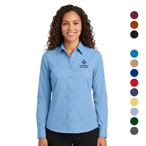 Ladies' Value Long-Sleeve Poplin Dress Shirt