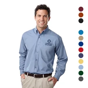 Men's Value Long-Sleeve Poplin Dress Shirt
