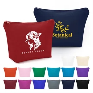 Large Canvas Travel Cosmetic Bag