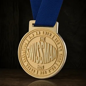 Shiny & Sandblast Medals  - Sizes 1.5"-3"