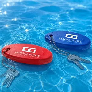 Oval Floating Keychain