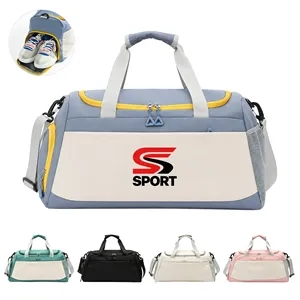 Wet&Dry Travel Gym Duffle Bag W/ Shoe Compartment