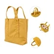Medium Reusable Canvas Tote Bag W/ Front Pocket | https://www.bestnamebadges.com