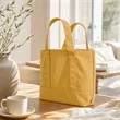 Medium Reusable Canvas Tote Bag W/ Front Pocket | https://www.bestnamebadges.com