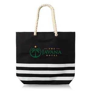 Burnaby Rope Handle Canvas Tote Bag