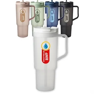 Surrey 40 oz. Reusable Tumbler with Handle & Straw