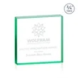 Upton Square Award - Emerald | https://www.bestnamebadges.com