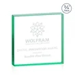 Upton Square Award - Emerald | https://www.bestnamebadges.com