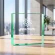 Upton Square Award - Emerald | https://www.bestnamebadges.com