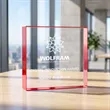 Upton Square Award - Red | https://www.bestnamebadges.com