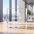 Upton Square Award - Clear | https://www.bestnamebadges.com