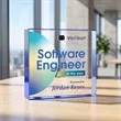 Upton Square VividPrint™ Award - Blue | https://www.bestnamebadges.com