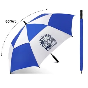 60 Inch Vented Auto Open Golf Umbrella
