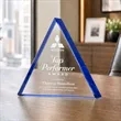 Adler Triangle Award - Blue | https://www.bestnamebadges.com