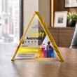 Adler Triangle VividPrint™ Award - Gold | https://www.bestnamebadges.com