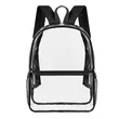 Heavy Duty Multi Purpose Clear PVC Backpack | https://www.bestnamebadges.com