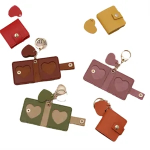Leather Photo Keychain