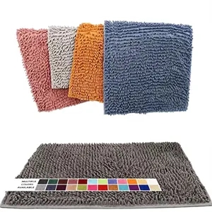3-Piece U-Shaped Toilet Rug Set
