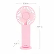 Rechargeable Handheld Mini Fan | https://www.bestnamebadges.com