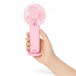 Rechargeable Handheld Mini Fan | https://www.bestnamebadges.com