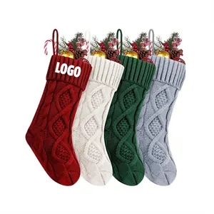 Knitted Santa Stocking