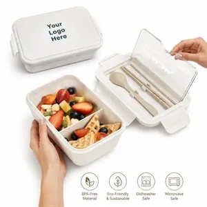 Microwave-Safe Compartment Lunch Box