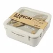 Microwave-Safe Compartment Lunch Box | https://www.bestnamebadges.com