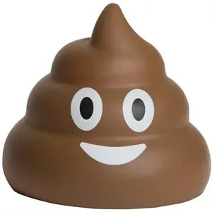 PU Foam Emoji-Smiling Poop Stress Reliever
