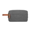Heathered Dual Compartment Travel Toiletry & Tech Organizer | https://www.bestnamebadges.com