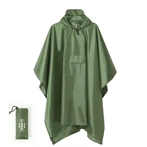 Hooded Rain Poncho