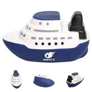 PU Foam Cruise Ship Stress Ball Anxiety Reliever Toy