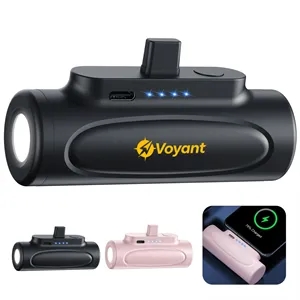 5000mAh Pocket Charger Power Bank W/ Flashlight