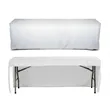 DisplaySplash 8' Fitted Open Back Table Cover | https://www.bestnamebadges.com