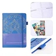 A5 PU Leather Business Notebook Journal W/ Stickers | https://www.bestnamebadges.com