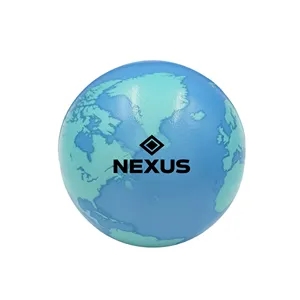 PU Foam Earth Shaped Stress Ball Anxiety Reliever Toy