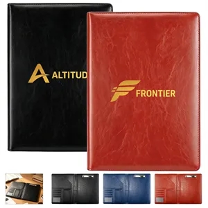 PU Leather Professional Portfolio Folder W/ Clipboard