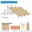Multi Use Tent Tarp Shelter | https://www.bestnamebadges.com