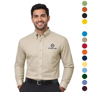 Men's Superblend Long-Sleeve Poplin Dress Shirt