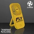 Fan with Kickstand | https://www.bestnamebadges.com