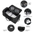 27" Large Capacity Rolling Duffle Bag With Wheels For Travel | https://www.bestnamebadges.com